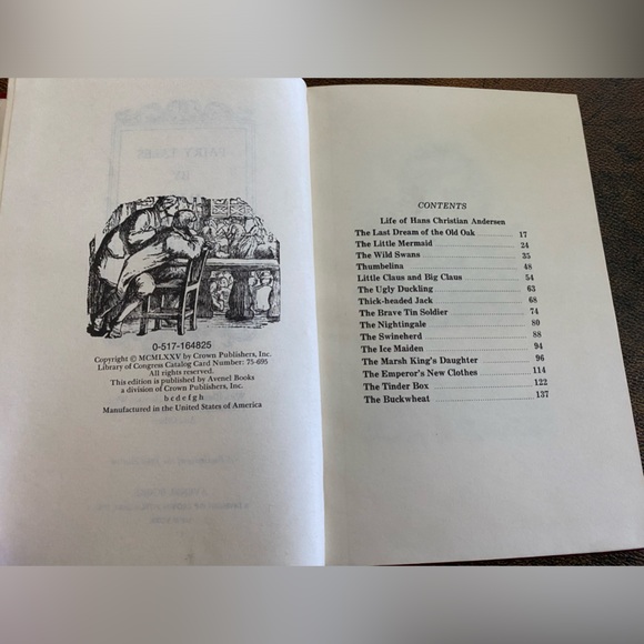 Vintage 1975 Hardcover Fairy Tales By Hans Christian Andersen - Picture 10 of 13